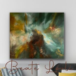 Abstrank akrylmaleri