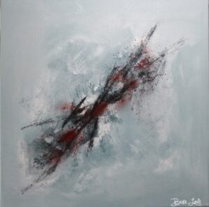 Abstrank akrylmaleri