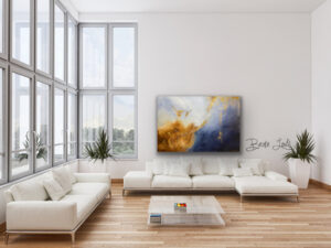 Abstrank akrylmaleri